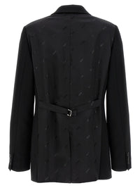 Moschino Women Single-Breasted Martingale Blazer