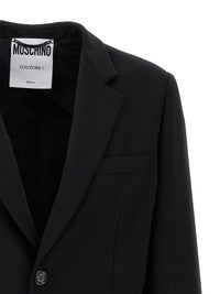 Moschino Women Single-Breasted Martingale Blazer