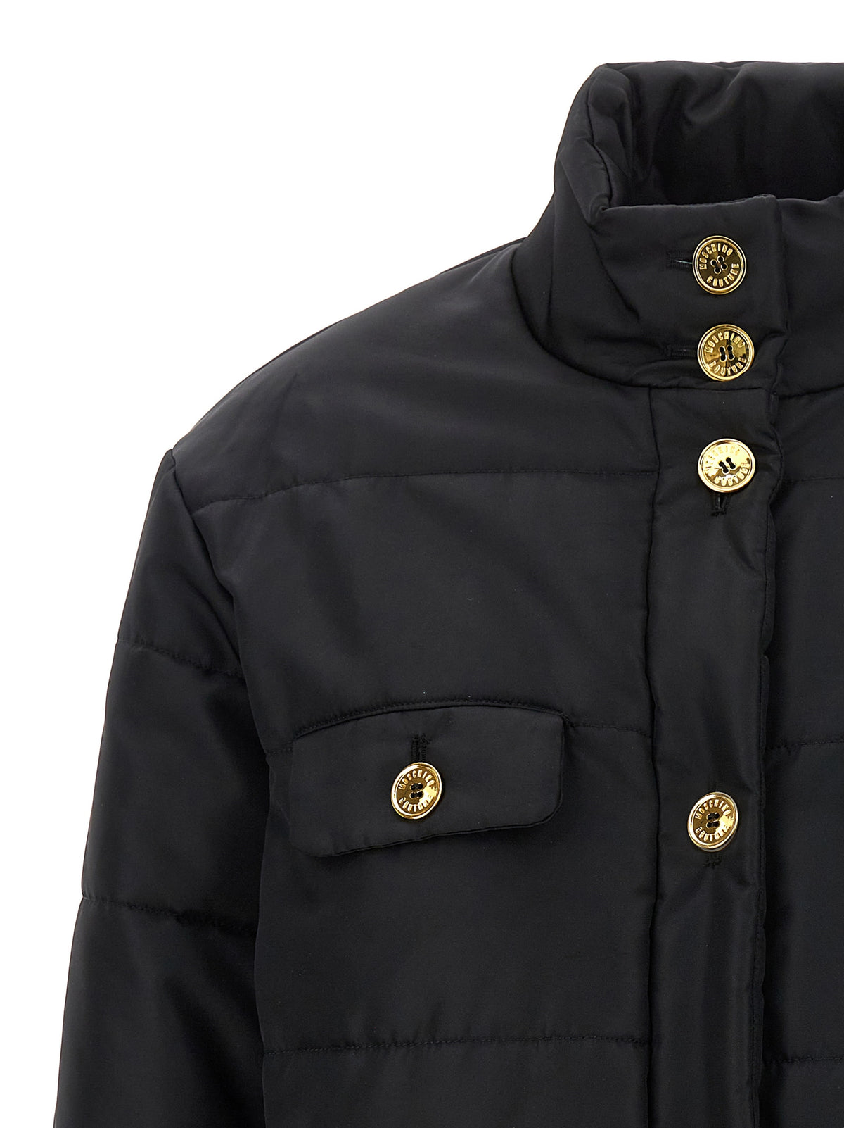 Moschino Women Logo Button Down Jacket