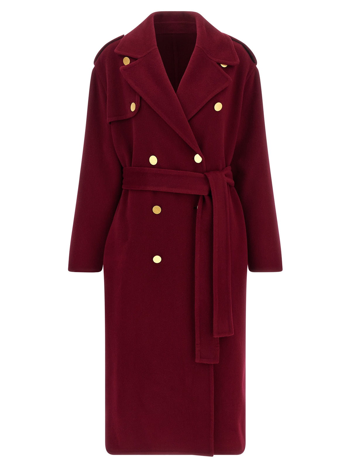 Alberta Ferretti Women Long Wool Coat