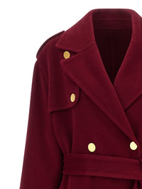 Alberta Ferretti Women Long Wool Coat