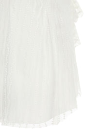 Alberta Ferretti Women Asymmetrical Tulle Top