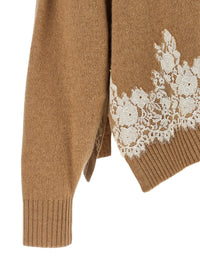 Alberta Ferretti Women Lace Insert Cardigan