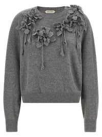 Alberta Ferretti Women Embroidered Flower Sweater