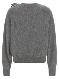 Alberta Ferretti Women Embroidered Flower Sweater