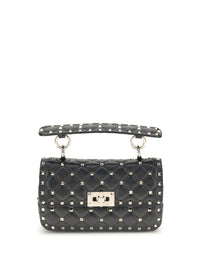 VALENTINO GARAVANI Valentino Garavani Women Rockstud Spike Mini Top Handle Bag In Nappa