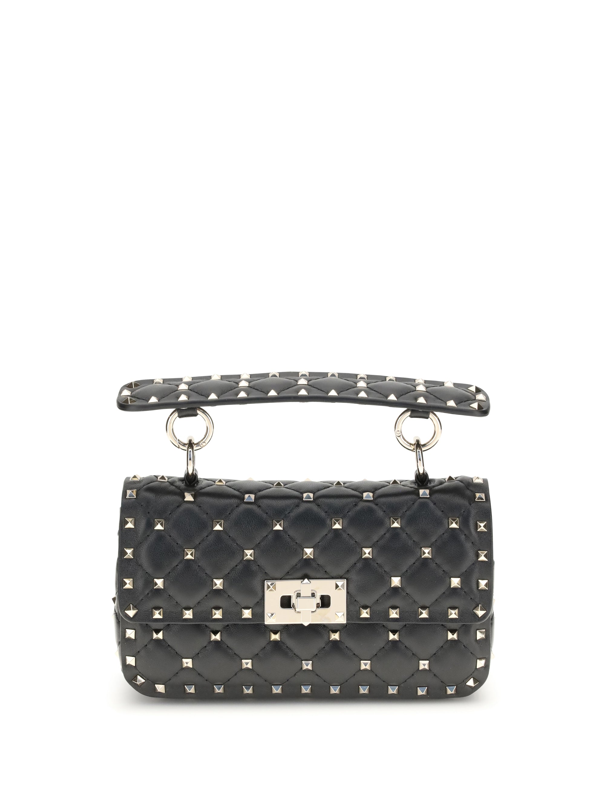 VALENTINO GARAVANI Valentino Garavani Women Rockstud Spike Mini Top Handle Bag In Nappa
