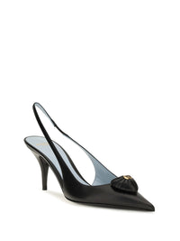 VALENTINO GARAVANI Valentino Garavani Women Coeur Royal Slingback Leather Pumps