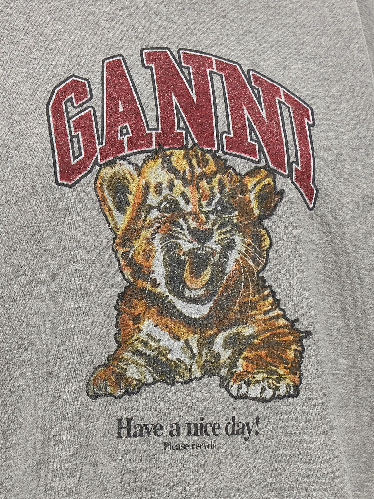 GANNI Ganni Women 'Grey Tiger' Hoodie