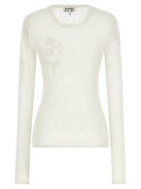 GANNI Ganni Women Pointelle Cotton Sweater