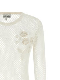 GANNI Ganni Women Pointelle Cotton Sweater