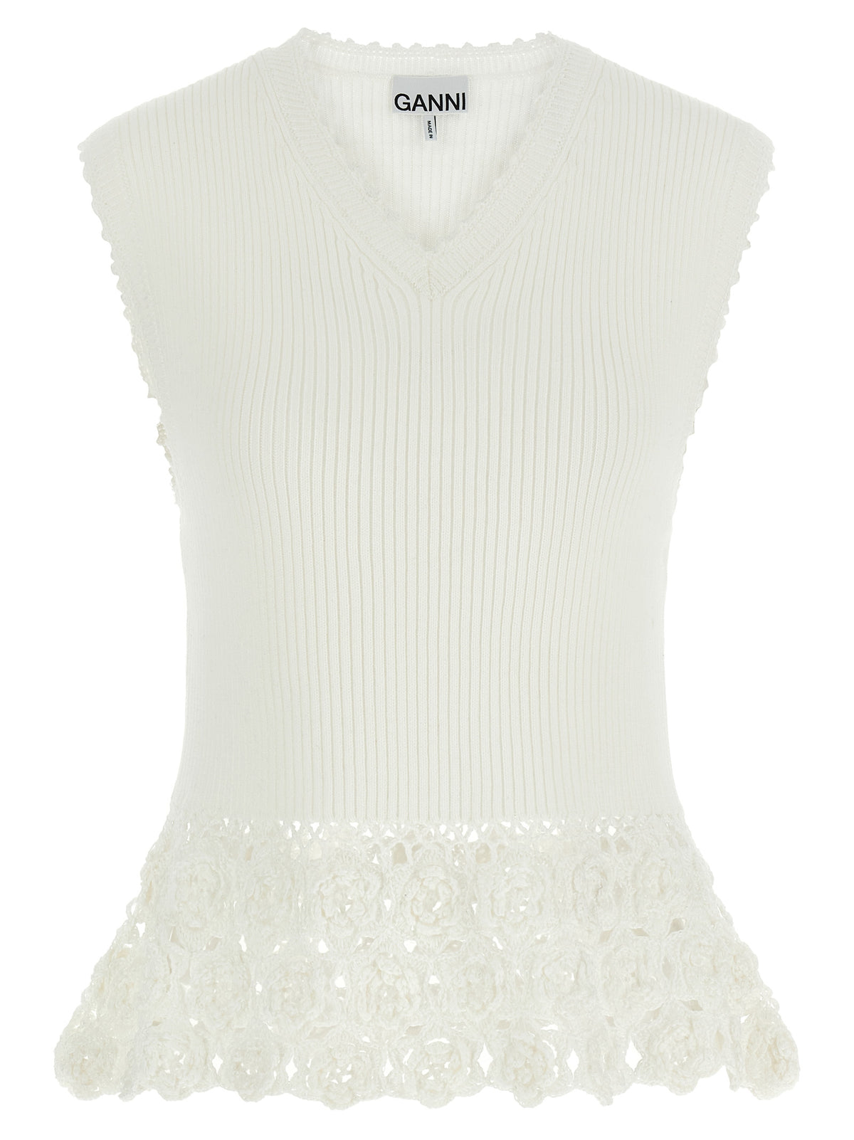 Ganni Women 'Cotton Crochet' Vest