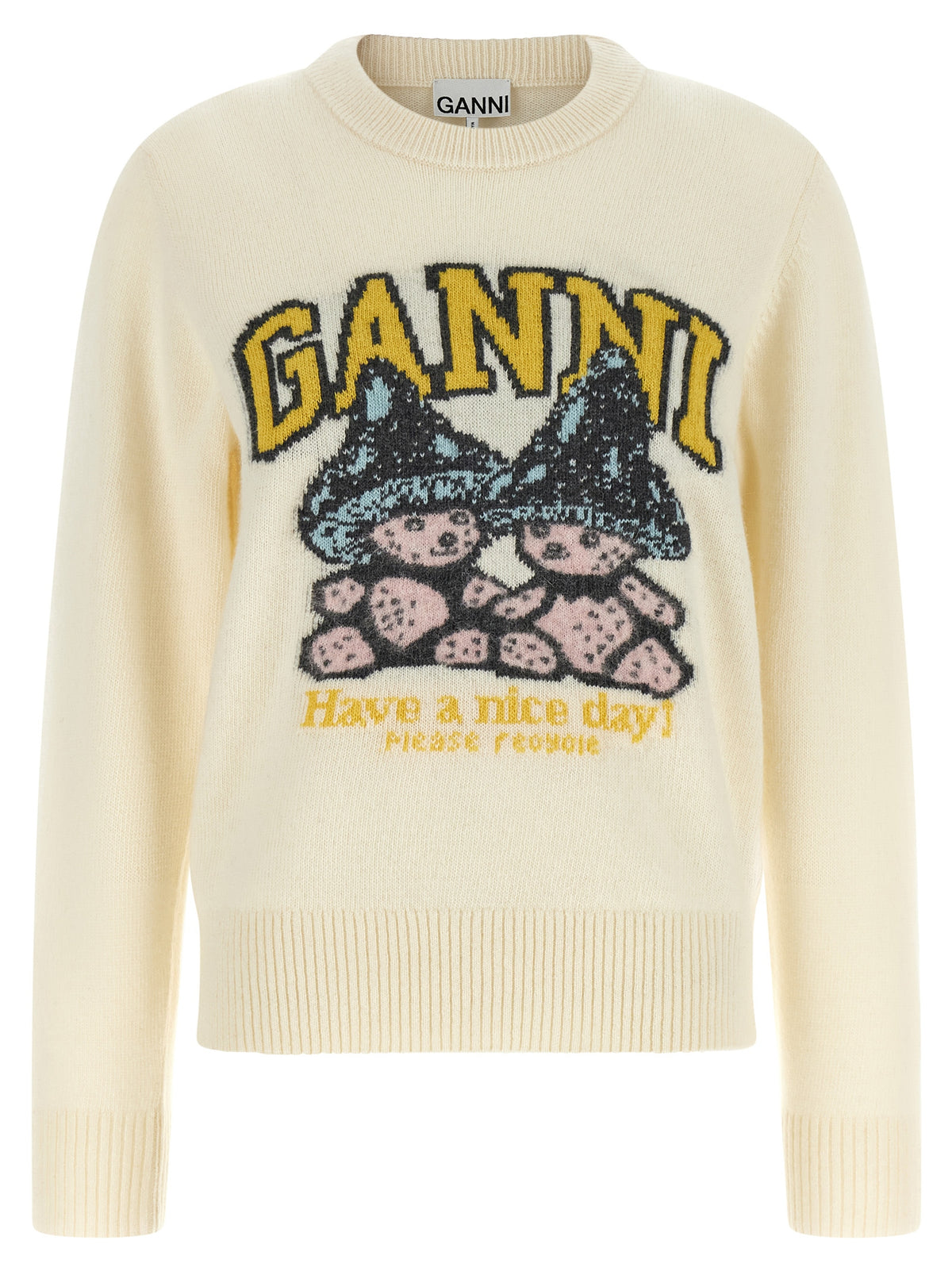 GANNI Ganni Women Sweater With Intarsia