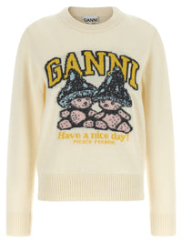 GANNI Ganni Women Sweater With Intarsia