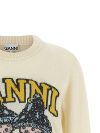 GANNI Ganni Women Sweater With Intarsia