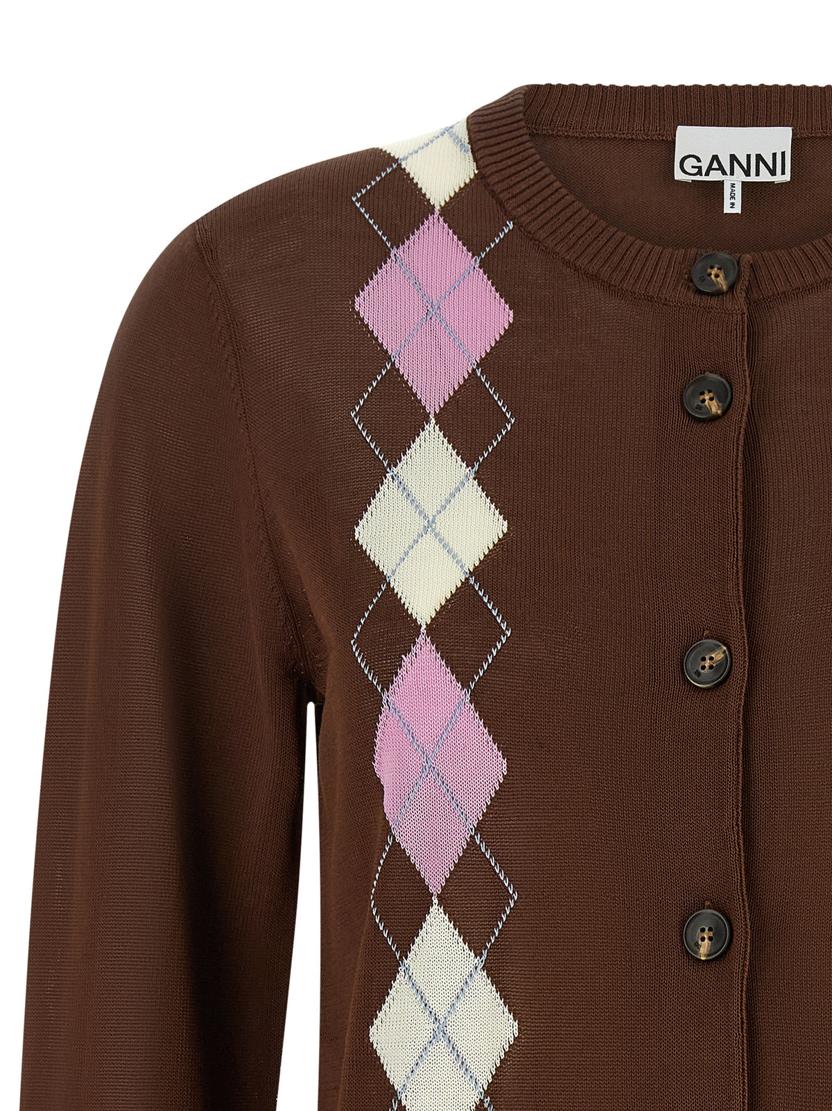 Ganni Women 'Argyle' Cardigan