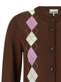 Ganni Women 'Argyle' Cardigan