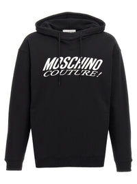 Moschino Men Logo Print Hoodie