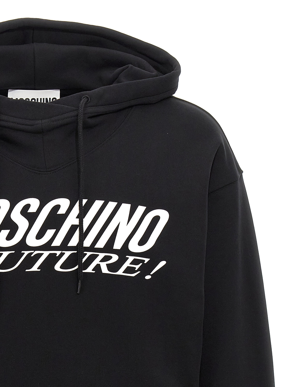 Moschino Men Logo Print Hoodie