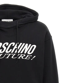 Moschino Men Logo Print Hoodie