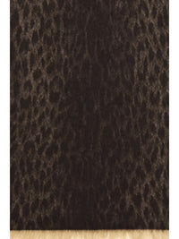 GUCCI Gucci Women Leopard-Print Wool Scarf With Monogram