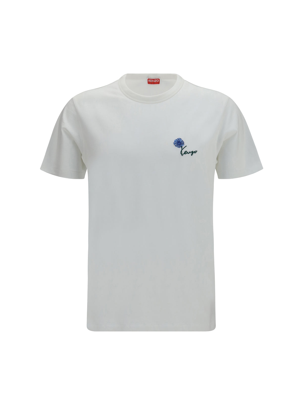 Kenzo Men Kenzo Tulip Embroidered Cotton T-Shirt