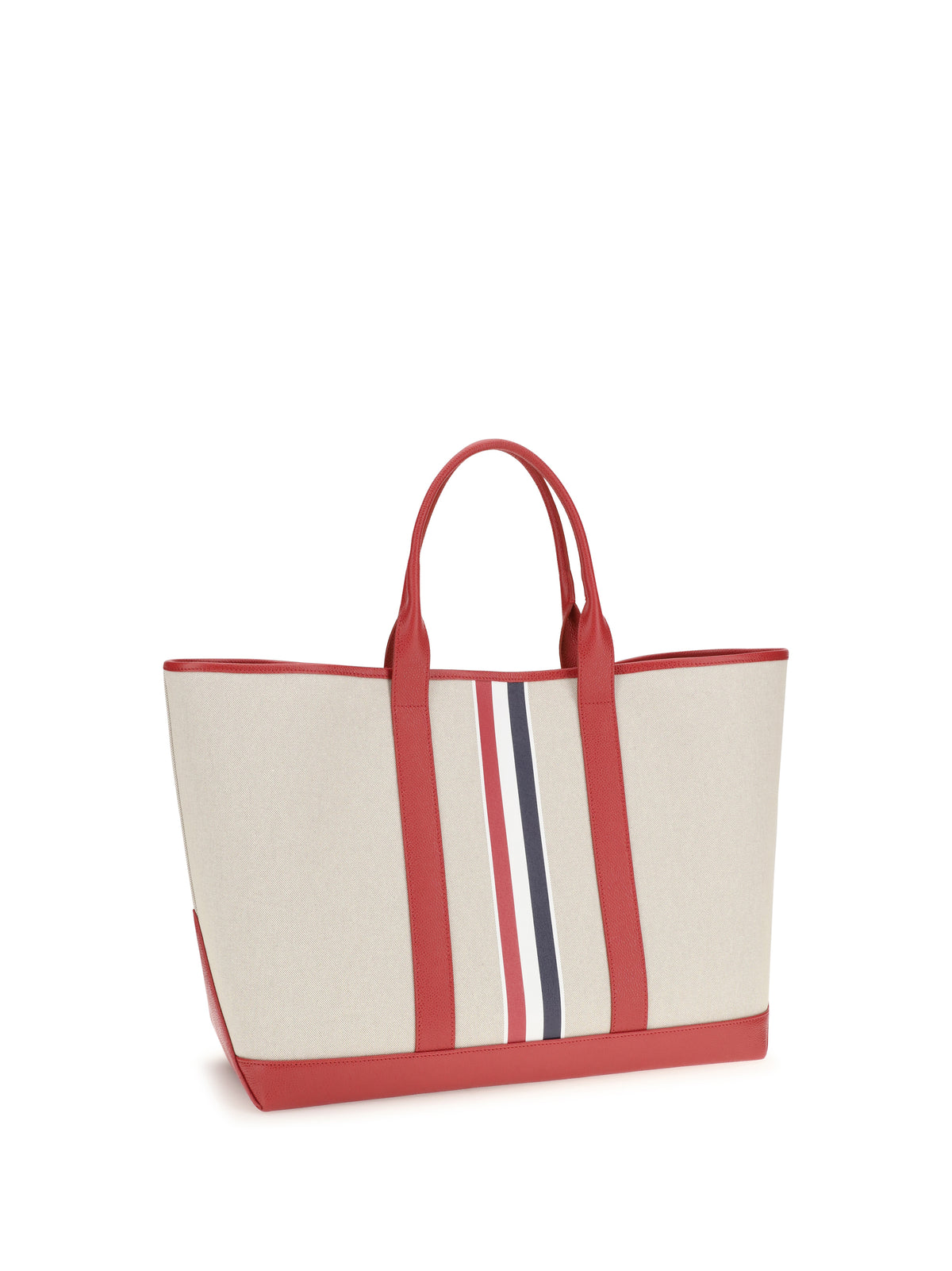 Thom Browne Men Canvas Tote Bag