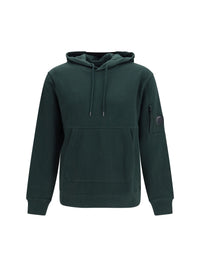 C.P. Company Men Diagonal-Weave Cotton Fleece Hooded Sweatshirt