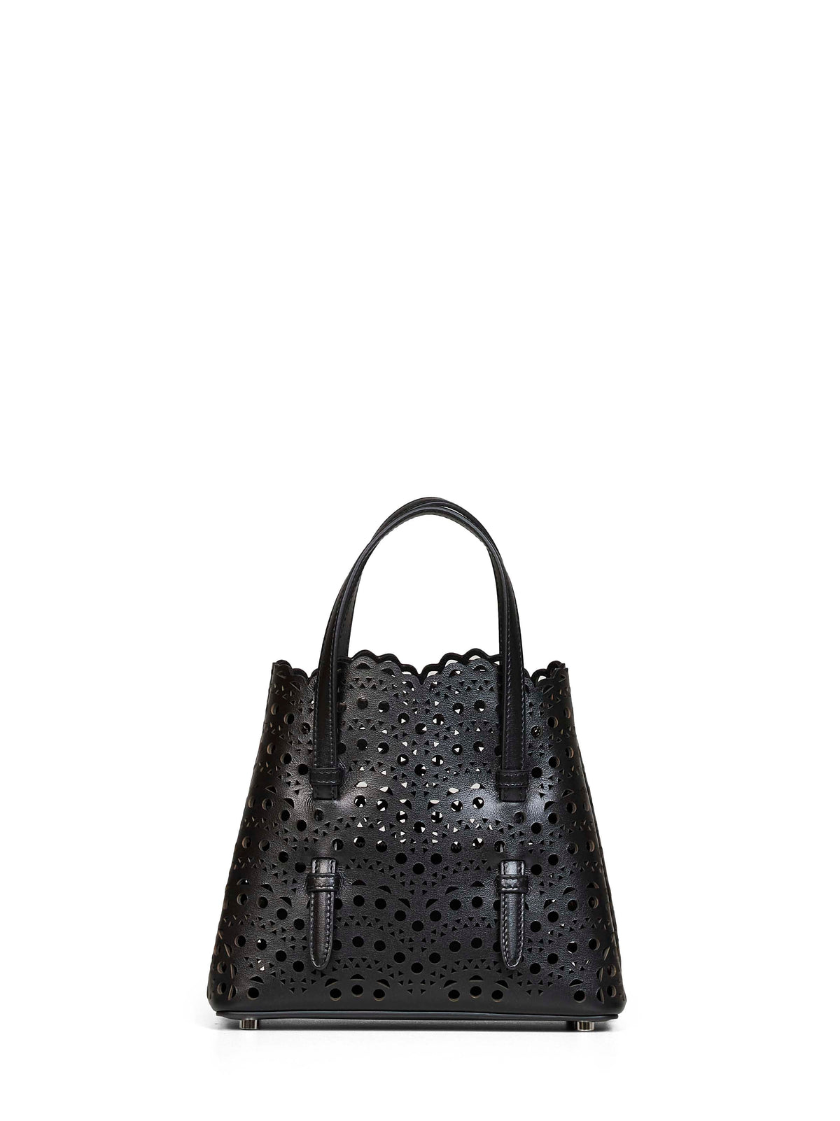 Alaïa Women Black Mina 20 Small Tote Bag