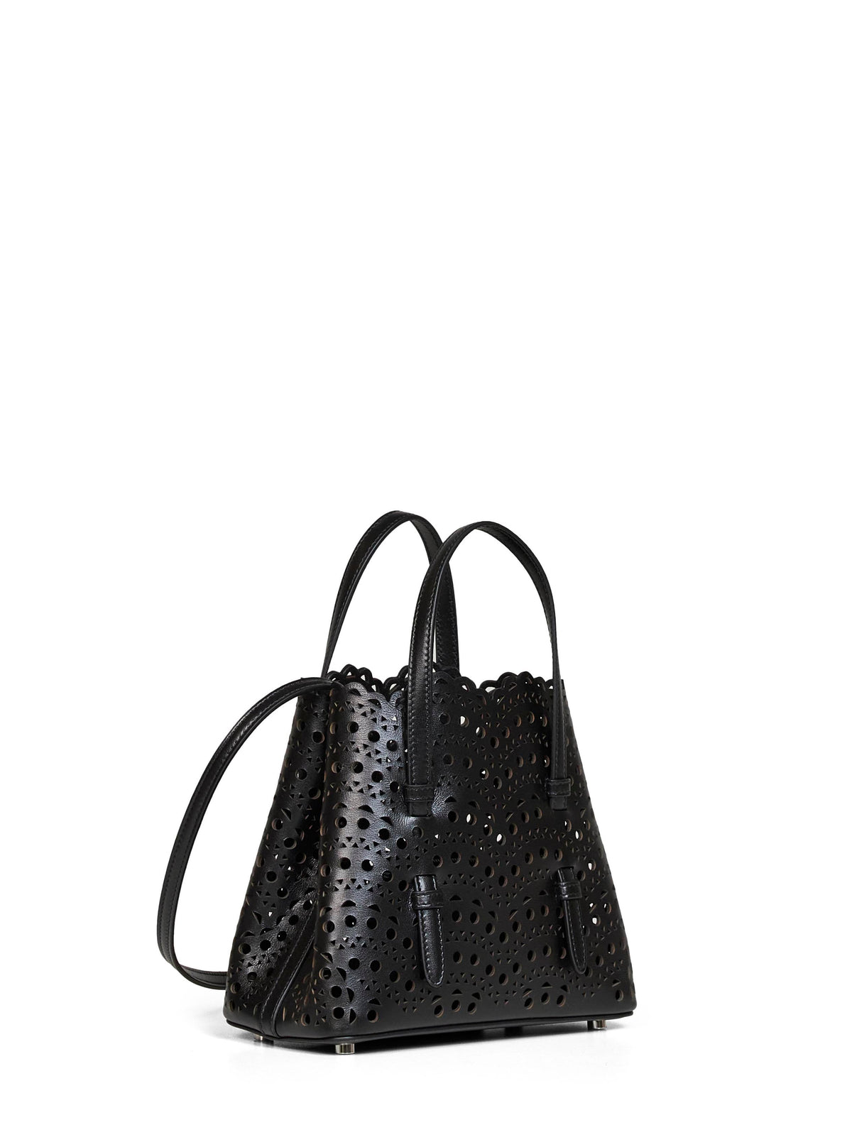 Alaïa Women Black Mina 20 Small Tote Bag