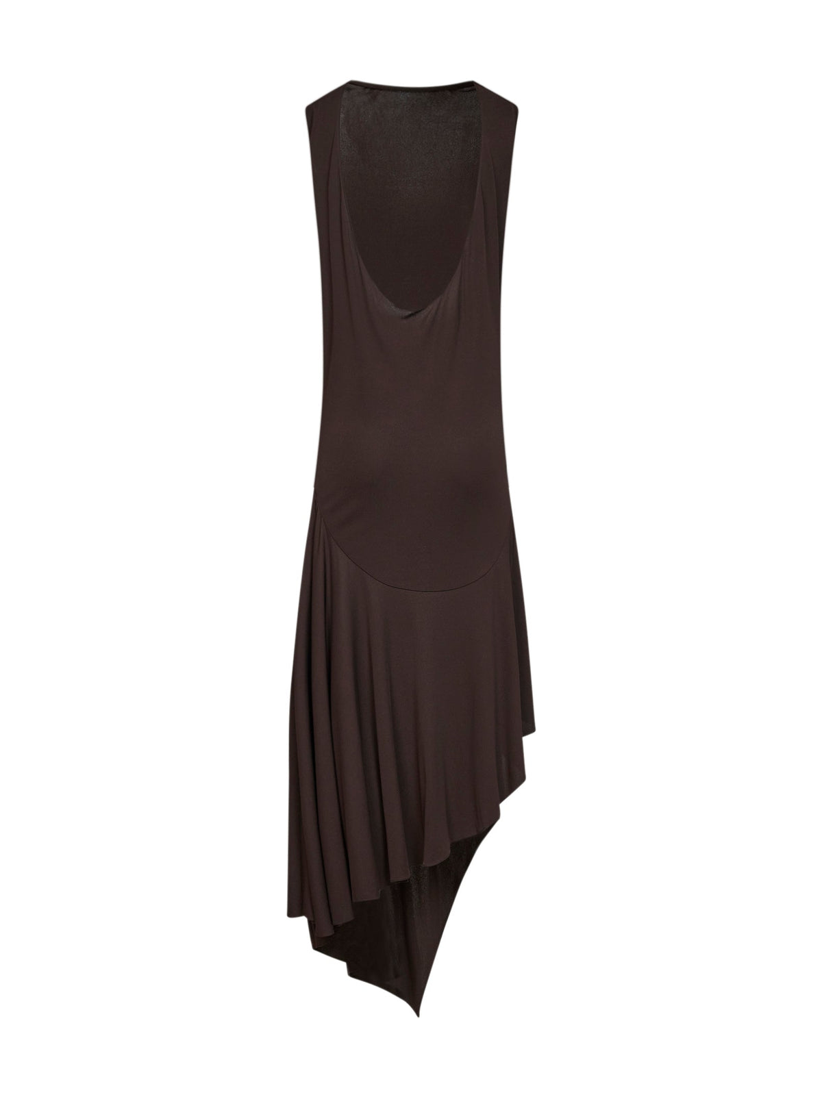 Alaïa Women Brown Jersey Crepe Backless Midi Dress
