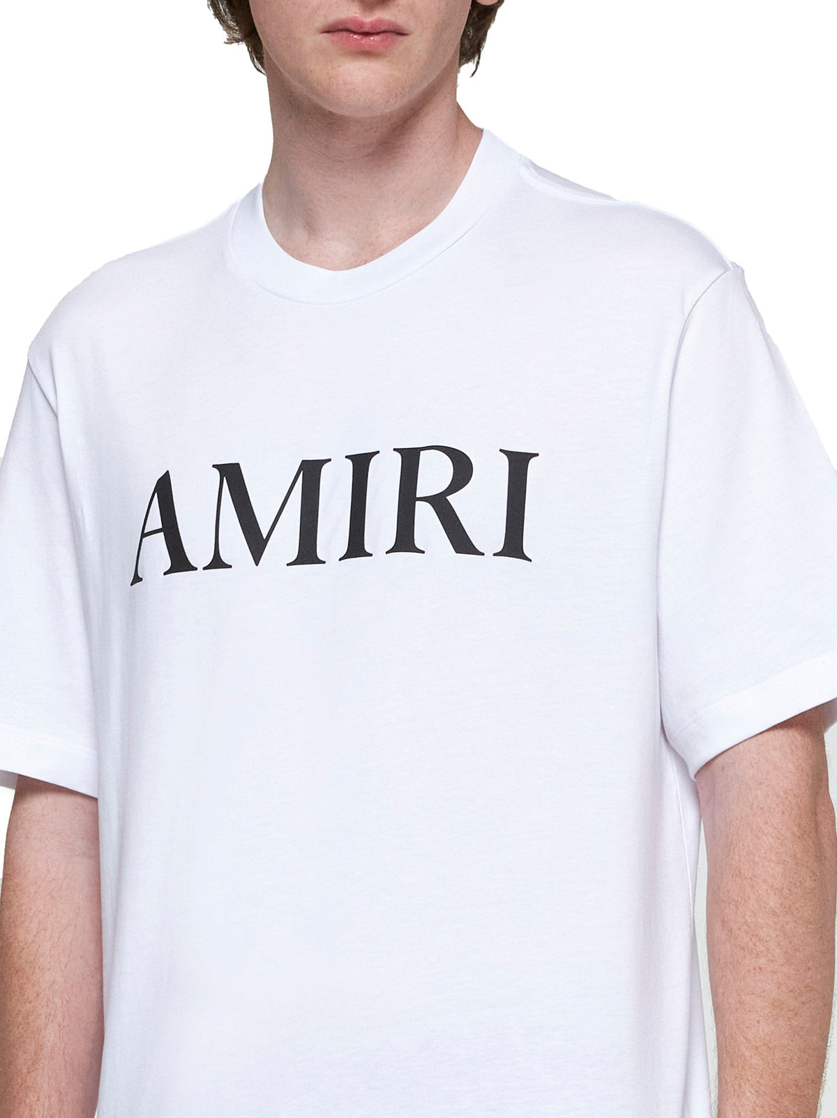 Amiri Men Logo Cotton T-Shirt