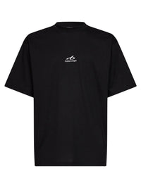 Balenciaga Men Black Bodysuit Medium-Fit T-Shirt