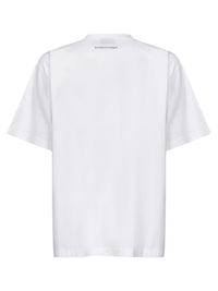 Balenciaga Men White Bodysuit Medium-Fit T-Shirt