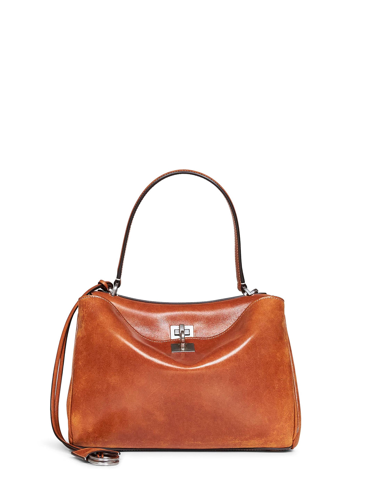 Balenciaga Women Tan Cowboy Rodeo Small Handbag