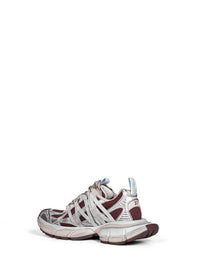 Balenciaga Women Brown And Beige And Blue 3Xl Interlace Sneakers