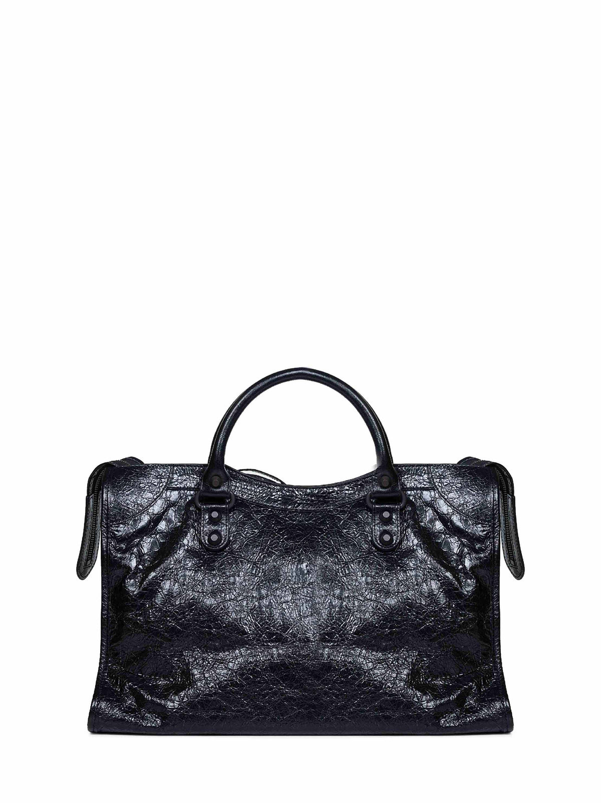 Balenciaga Women Black Le City Medium Bag Handbag