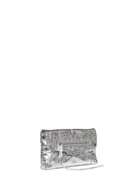 Balenciaga Women Silver Le City Clutch