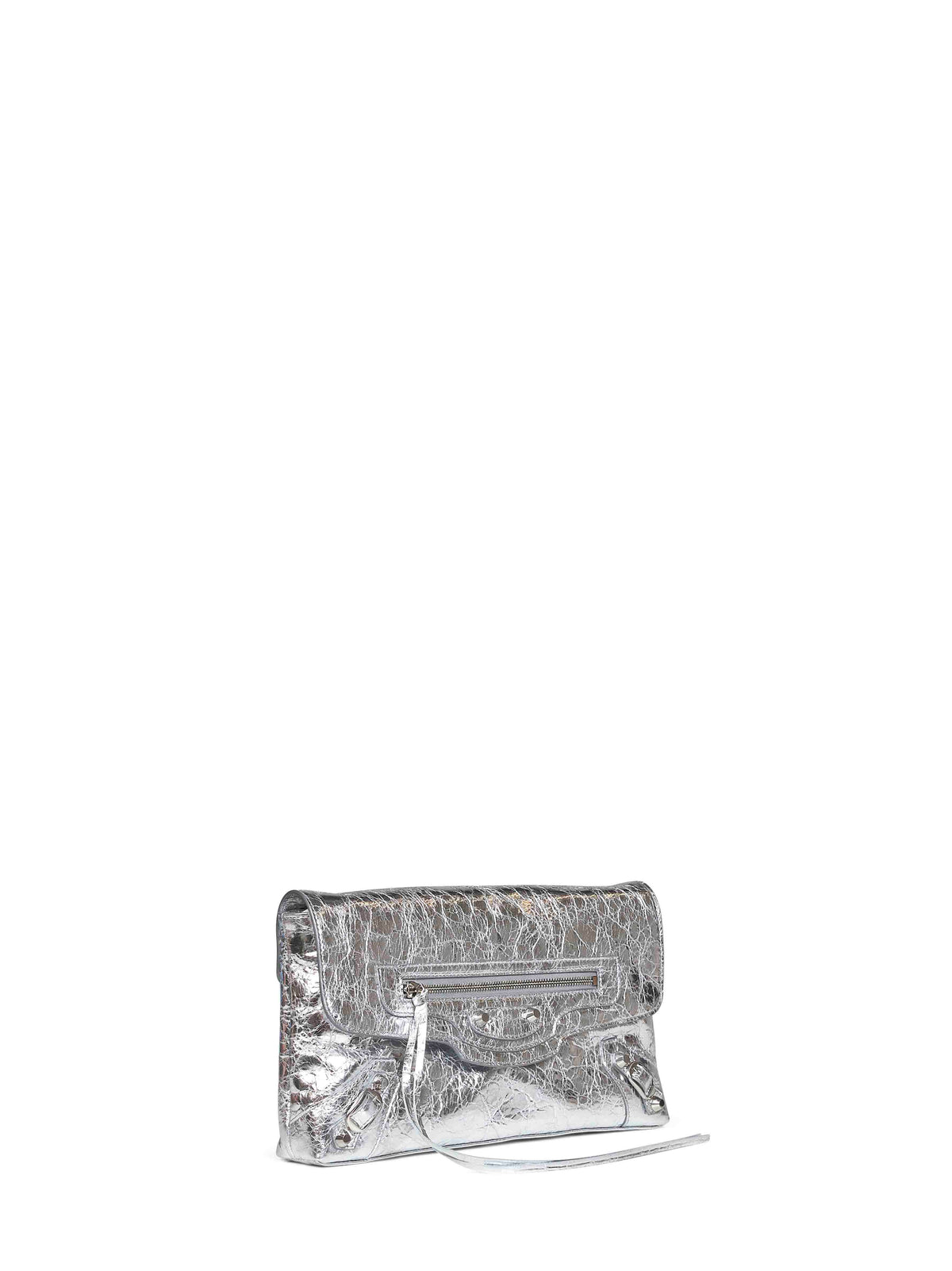 Balenciaga Women Silver Le City Clutch