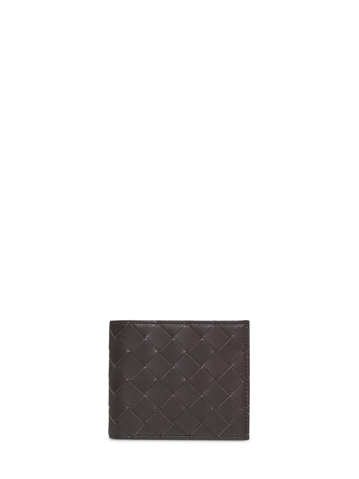 Bottega Veneta Women Brown Bi-Fold Intrecciato Wallet