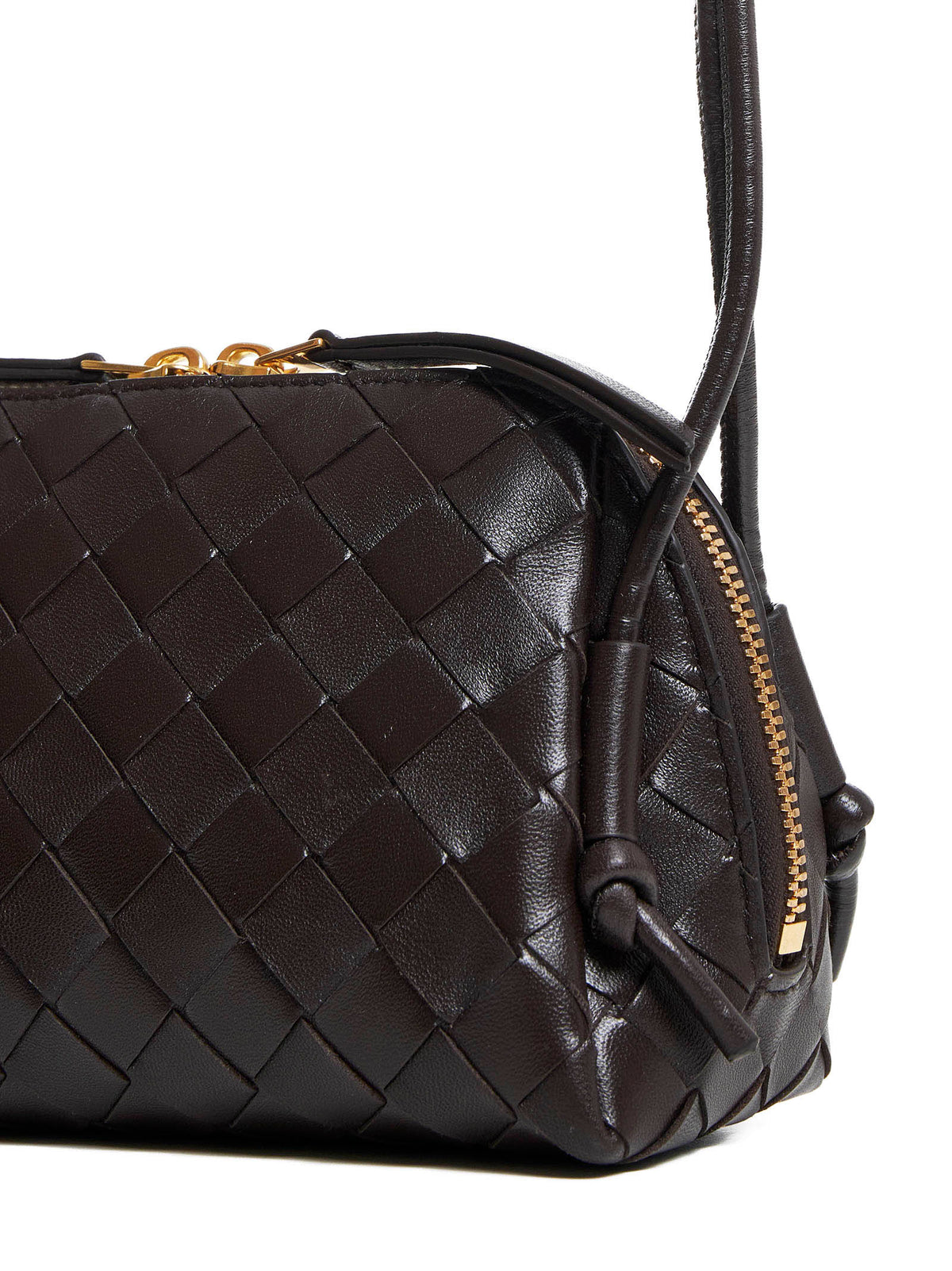 Bottega Veneta Women Intrecciato Leather Concert Pouch
