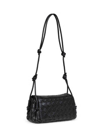 Bottega Veneta Women Black Notturno Crossbody Bag