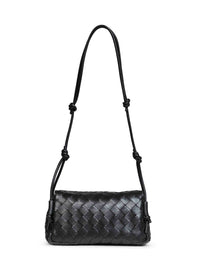 Bottega Veneta Women Black Notturno Crossbody Bag