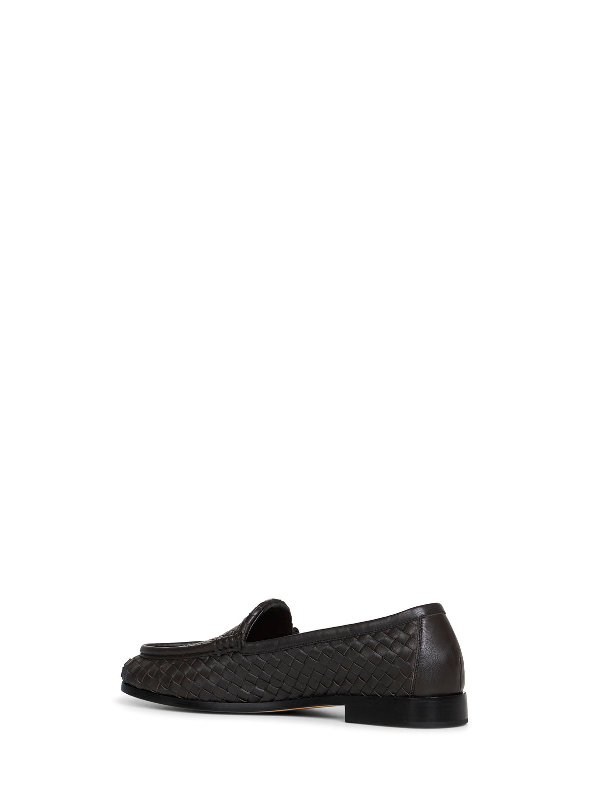 Bottega Veneta Men Espresso Intrecciato Nappa Leather Silenzio Loafers