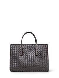 Bottega Veneta Women Espresso Small Barbara Tote Bag