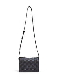Bottega Veneta Men Black Orto Messenger Bag