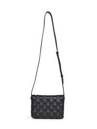 Bottega Veneta Men Black Orto Messenger Bag