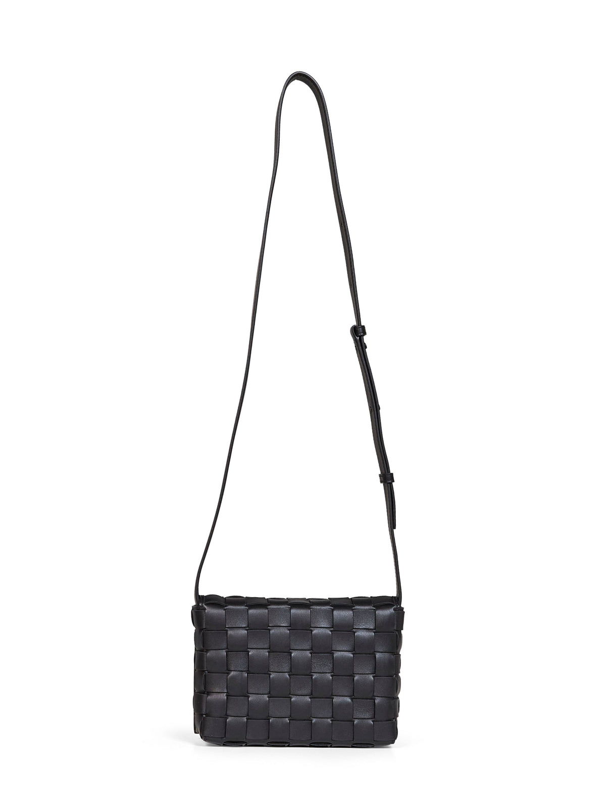 Bottega Veneta Men Black Orto Messenger Bag