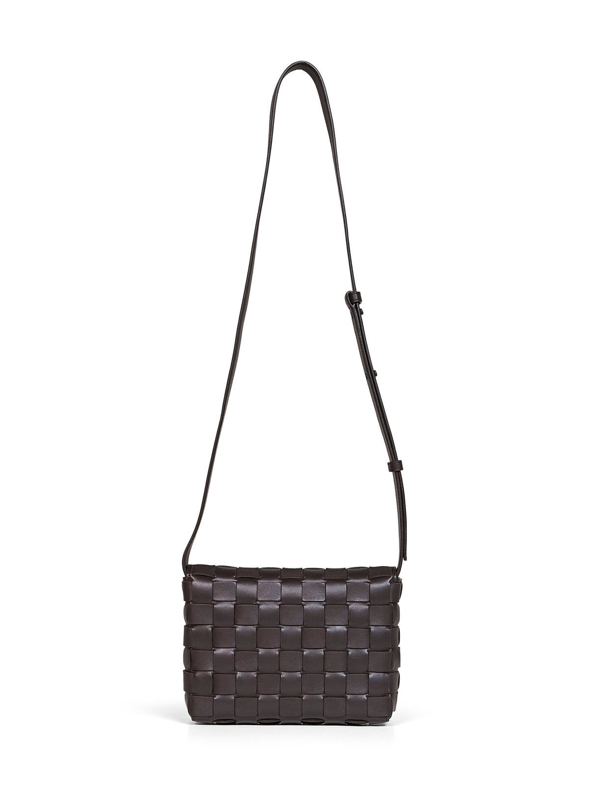 Bottega Veneta Men Espresso Orto Messenger Bag