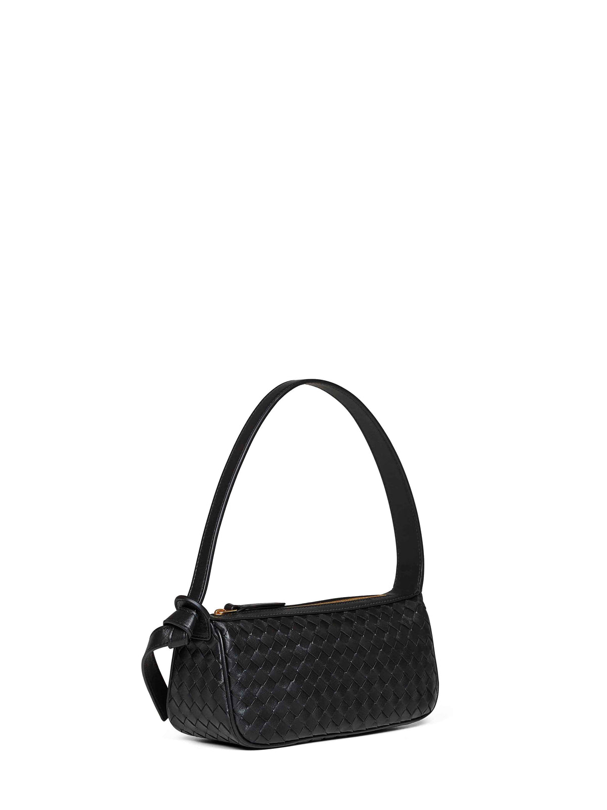 Bottega Veneta Women Black Knot Shoulder Bag